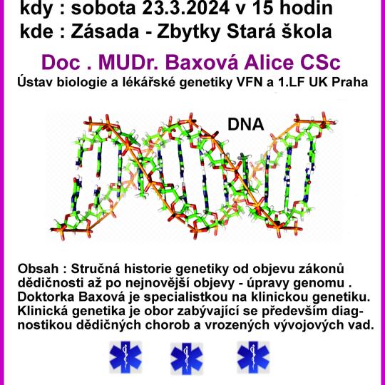 Genetika - historie a současnost 1