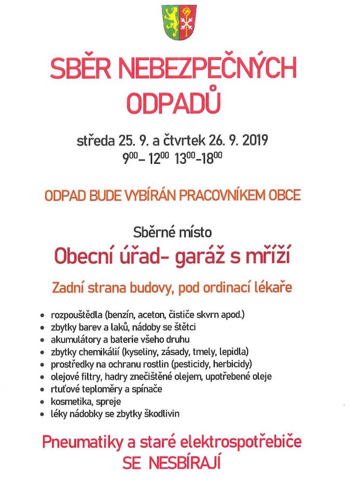 Sběr nebezpečných odpadů