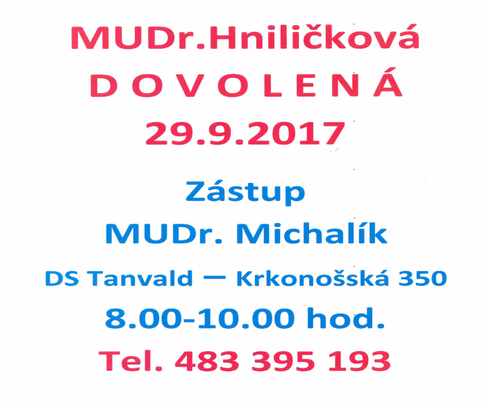 dovolená 29.9.2017