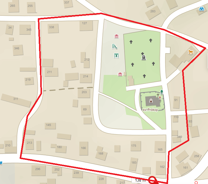 mapa odstávky