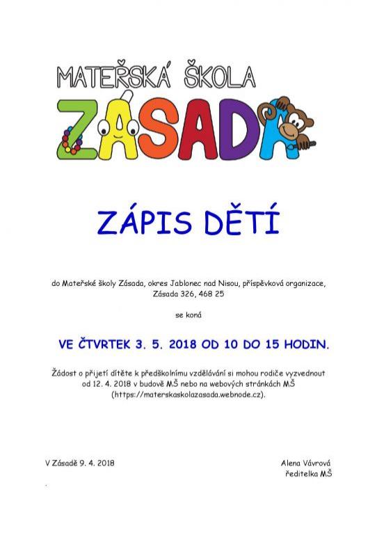 zápis