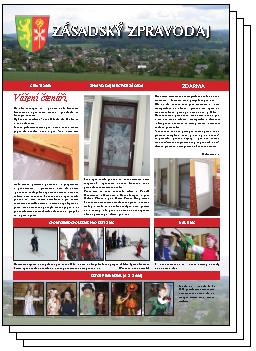 Právě vyšel nový Zásadský zpravodaj 3/2010