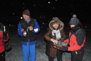 Kluziště a jeho slavnostní rozsvícení 27.12.2010