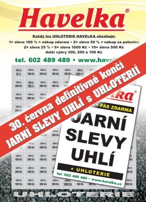 Uhlí havleka - plakát