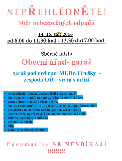 sběr odpadu
