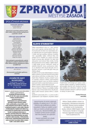 Zpravodaj městyse Zásada 1/2023 1