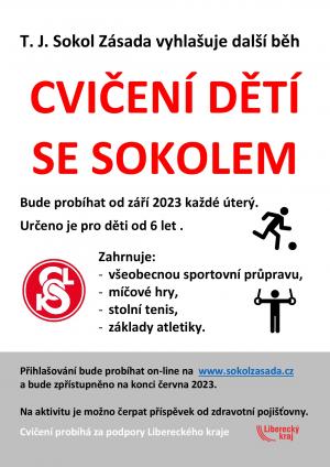 CVIČENÍ DĚTÍ SE SOKOLEM 1