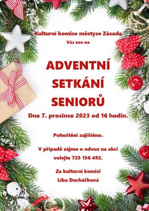 Adventní posezení seniorů 1
