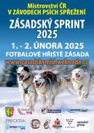 Mistrovství ČR v závodech psích spřežení na Zásadském sprintu 2025 1